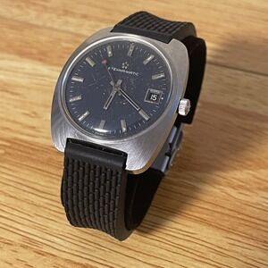 Vintage 70s-60s ETERNA MATIC Automatic Watch Blue Dial SWISS MADE 5872849